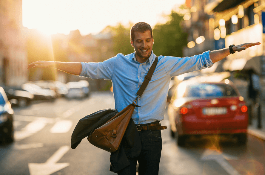 man with briefcase