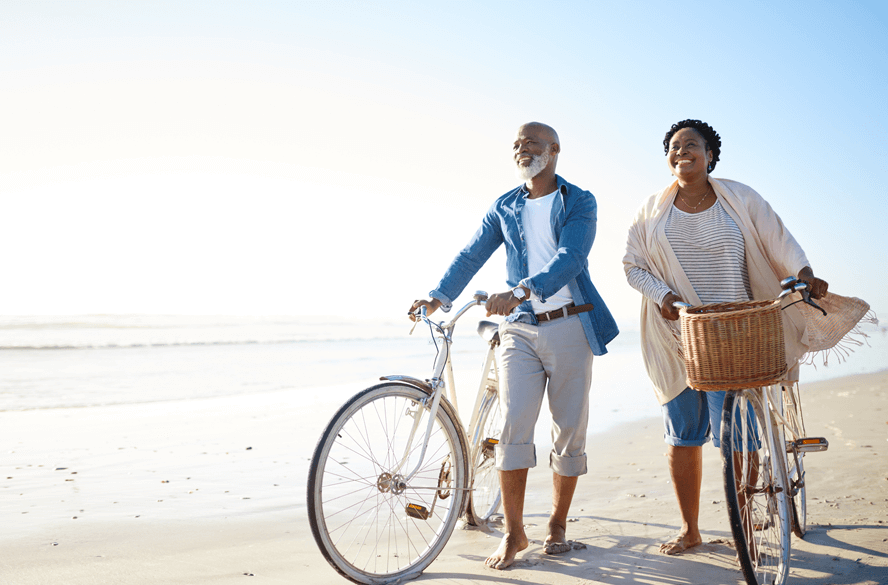 couple on a beach